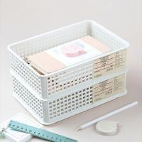 Cesta De Almacenamiento Para Escritorio Ecológica De Plástico Para Snacks Juguetes Y Artículos Domésticos Caja De Almacenamiento Para Cocina Baño Sala De Estar - details 4