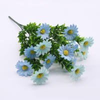 1 Bouquet De 15 Cabezas De Flores Artificiales Girasol En Seda Para Bodas Decoración De Hogar Y Jardín Decoración De Fiesta - details 7