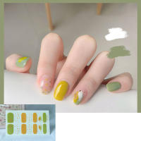 Pegatinas De Uñas De Verano Para Mujeres Arcoíris Graffiti Ondas De Agua Impermeables Y Duraderas Adhesivo De Uñas - details 3
