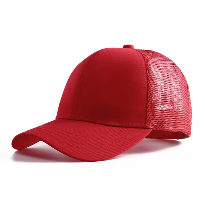 Nueva Gorra De Béisbol Para Mujer Verano 2023 Camuflaje Malla Snapback Moda Cabello Desordenado Poniente Protección Solar Unisex Talla Única - 1
