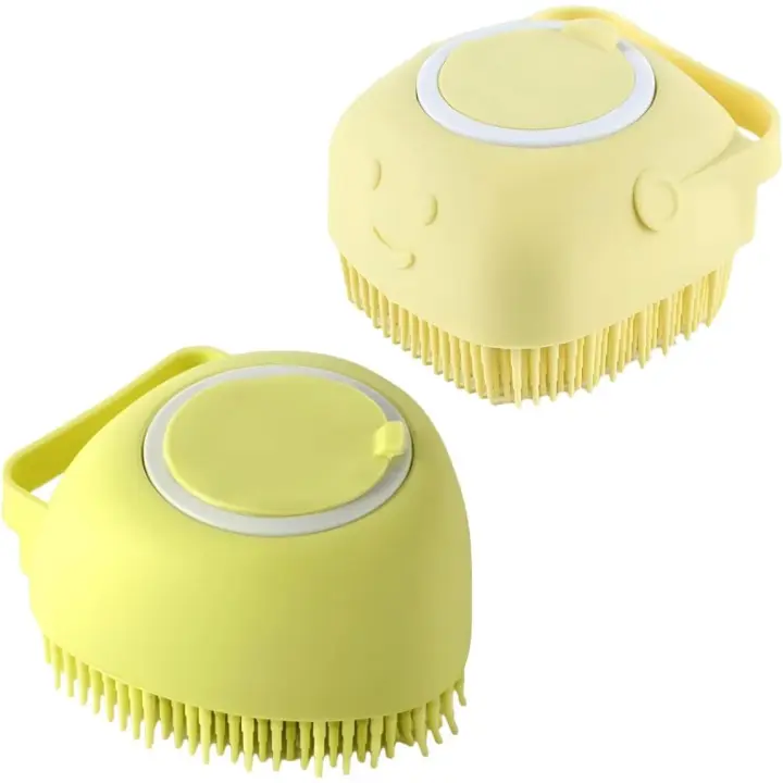 Pinos PARA EL ASEO, Peine para Perros, Pelo PARA EL Baño de perros, Rake PARA EL subpelo de perros, Pelo para el pelo de perros, Pelo para Perros para short hair (Amarillo) - 1
