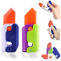 Juguete Sensorial De Relieve De Estrés Para Adultos 3D Impreso Dardo De Plástico Retráctil Brillante Juguete De Carro Guisante - details 0