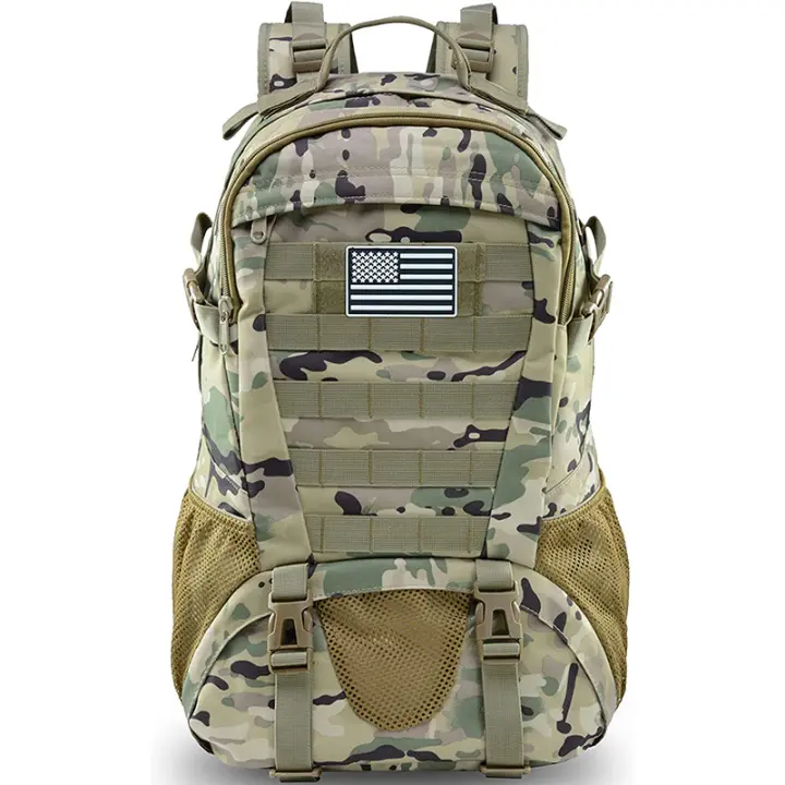 Mochila Táctica Para Hombres 35L Gran Capacidad 3 Días Molle Hking Bolsas Para Camping Y Trekking Al Aire Libre Bolsa De Viaje - 1