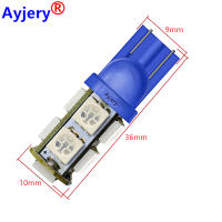 4pcs Lámparas LED Para Coche DC 24V T10 194 W5W 5050 SMD 9 Blanco Rojo Azul Lámparas Laterales Interiores De Coche Luz De Sección Luz De Techo - details 1