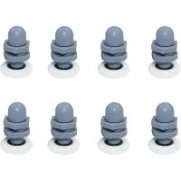12 piezas Rodillos para mampara de ducha Rodillos para ducha Rodillos para puertas Rodillos para puertas corredizas Rodillos para puertas Rodillos inferiores Ruedas para mampara de ducha Rodillos Ruedas de ducha de 20 mm de fundición - details 2