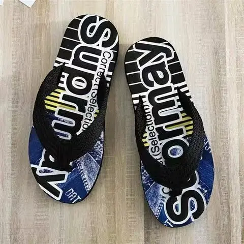 HY Zapatillas De Playa Para Hombre 2023 Antideslizantes Y Ligeras Sandalias Casuales Para Exterior Y Interior Color Negro Verde Militar Azul Oscuro Kaki Tallas 39-45 - 1