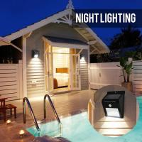 Lámpara Solar Exterior Con Sensor De Movimiento PIR 30 LED Luz De Pared Impermeable Para Jardín Decoración Calle Solar Iluminación Fuente De Energía Solar - details 3