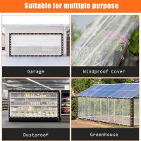 Tarpalina Transparente Impermeable Y Resistente Al UV Para Jardín Cubierta De Lluvia Con Grommets Plástico PVC Duradero Para Camping Terraza Canopy - details 2