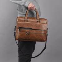 Bolso De Mano De Lujo Para Hombre Bolsa De Hombre Para Laptop Cartera de Negocios Para Documentos A4 portafolio - details 3