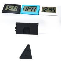 Reloj Digital Mini Pequeño Para Coche Escritorio Viaje Moderno LED Pantalla LCD Display Reloj Electrónico Para Hogar Y Oficina - details 5
