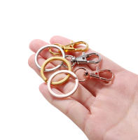 20Pcs Anillo De Llave Con Hebilla De Langosta Y Conectores Para Bolsos Cinturones Cadena De Perro Joyería DIY Accesorios Metálicos De Aleación De Zinc Clásicos Unisex - details 3