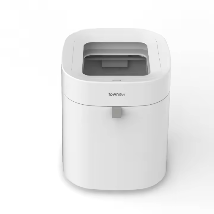 Papelera inteligente TOWNEW - Cubo de Basura Inteligente modelo T Air Lite - Blanco - 1