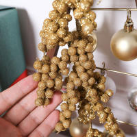 1pc Simulación De Uva De Navidad Para Decoración De Fiesta Y Hogar Arreglo Floral Colgante De Valla Estilo Navideño - details 15
