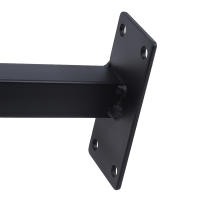 Soporte De Pared Triangular Negro Fijo Para Microondas Accesorios De Hardware Trabajar Con Hierro Material De Hierro Y Madera - details 5