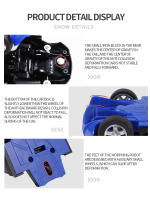 Coche Transformable En Robot Juguete Automático De Carreras Para Niños Regalo De Pascua Vehículo Push And Go Para Niños De 4 a 12 Años - details 4