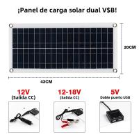 Kit De Panel Solar 1000W Con Inversor 12V Controlador De Batería 10A 60A Para Camping Caravana RV Casa Móvil Al Aire Libre - details 4