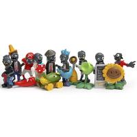 40pcs Juguetes Figuras De Acción Plants Vs Zombies PVZ Sololilla Peashooter Cactus Nut Hat Zombies PVC Modelo Para Niños Regalos - details 3