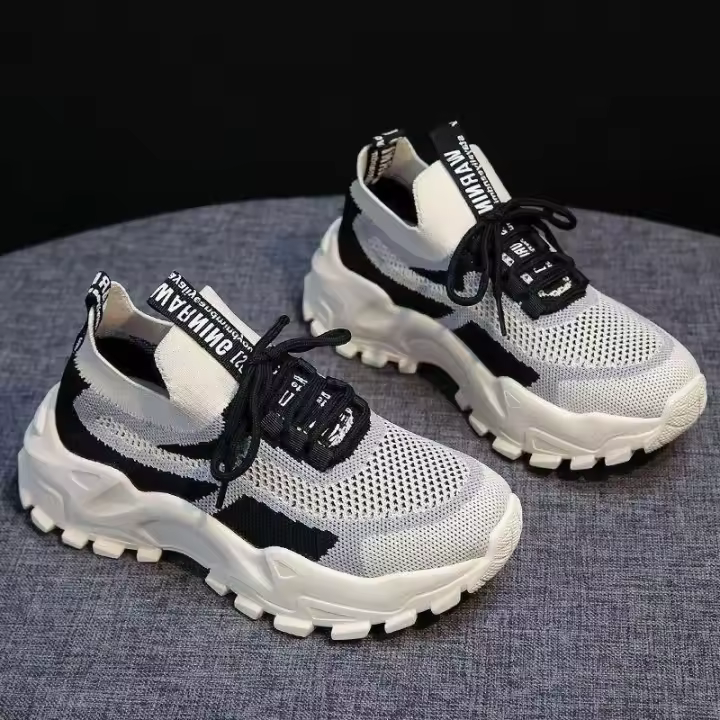 Zapatillas De Correr Para Mujer Transpirables Y Ligeros Antideslizantes Deportivas Al Aire Libre Con Lazo Moda Tenis - 1