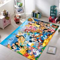 Alfombra De Dibujos Animados Disney Para Familia MINISO Para Sala De Estar Dormitorio Sofá Alfombrilla Decorativa Para Niños Antideslizante Tapete De Piso Regalos - details 3