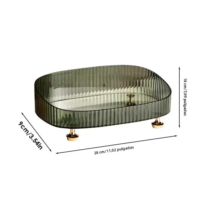 Organizador De Maquillaje Portátil Wnnideo Caja De Almacenamiento Para Cosméticos Y Cuidado De La Piel Para Mesa De Baño Loción Labiales Y Rostros - 1