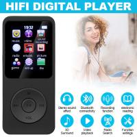 Reproductor MP3 Bluetooth 5.0 Sport 64GB con pantalla TFT a color de 1,5 pulgadas, mini reproductor de música con clip, admite tarjeta SD de hasta 128GB, con botón de volumen independiente, radio FM, podómetro - details 7