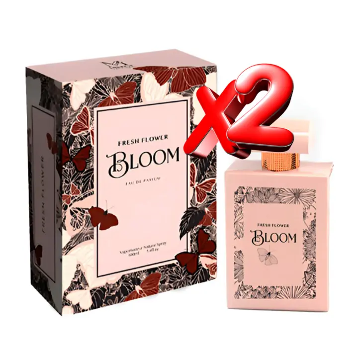 2 UNIDADES FRESH FLOWER BLOOM Eau de Parfum pour femme 100ml Montage Brands Fragancia inspirada en otros perfumes Perfume Mujer - 1