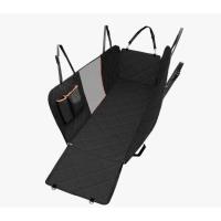 Cubre asientos de coche para perros (133x140 cm), estilo hamaca, resistente al agua y fabricado con material impermeable. Ofrece protección completa para el asiento, manteniendo el coche limpio y libre de pelos. Con rejilla flexible, es universal y se ada - details 0