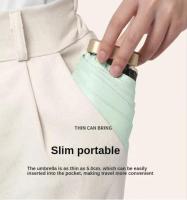 Mini Folding Vinyl Pocket Umbrella, UV Protection, Parasol, Parasol Capsule - details 13