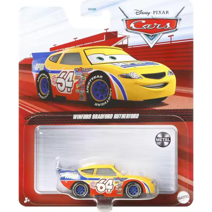 Cars Disney coche Winford Bradaford Rutherford Mattel GCC60 - 1