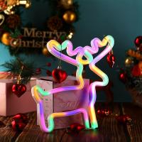 Señal De Neón LED De Renos De Navidad Para Decoración De Fiestas De Invierno Y Habitaciones Living Room Bedroom Regalos - details 7