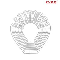 Molde De Corte De Metal En Formas Antiguas Con Grandes Pétalas Para Scrapbooking Álbumes De Fotos Estampados Y Embossing - details 5