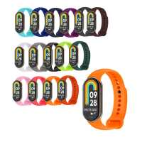 Ociodual Correa de Recambio Compatible con Xiaomi Mi Band 9 y Mi Band 8, de color Naranja, Repuesto de Silicona Suave Flexible Sport Goma Transpirable - details 2