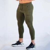 Pantalones De Correr Para Hombre Fitness Entrenamiento Deportivo Tejido De Poliéster Y Algodón Estilo Magro Ajustado Para Gimnasio Y Running - details 13
