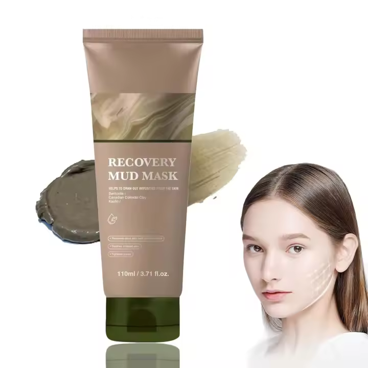 Mascarilla de barro regeneradora, mascarilla de barro coreana para el rostro, mascarilla de arcilla calmante para mujeres, limpiador de poros profundo hidratante (1 unidad) - 1
