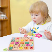 Puzzle De Madera Para Niños Juguete Montessori De Alfabeto Números Y Formas Para Bebés De 1 a 2 3 Años Juego Educativo Temprano - details 8