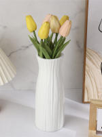 Vaso De Plástico Blanco Imitación Cerámica Maceta Para Plantas Estilo Nórdico Decoración Para Bodas Y Comedor Dormitorio Hogar - details 0