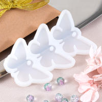 Molde De Silicona Reutilizable Para Joyería 1PC Molde De Mariposa Para Colgantes Aretes Y Llaveros Epoxy Resina Herramientas DIY Formas Redondas Y Ovaladas - details 4