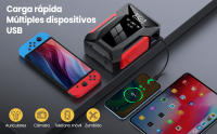 Arrancador portátil de batería de coche de 2000 A y 28 000 mAh, 12 V, Banco de energía de emergencia para automóvil con pinzas de seguridad inteligentes, pantalla inteligente y luz LED, inflador de neumáticos de 150 PSI para viajes y acampadas - details 2