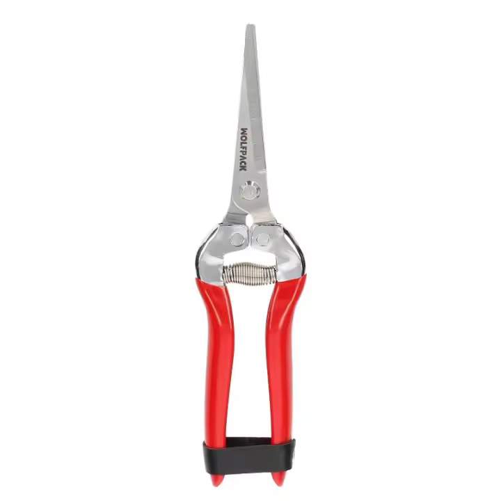 Tijeras recolectoras 200 mm. 1 mano p-1802, hojas de acero inoxidable. - 1