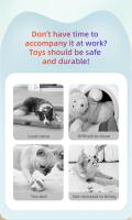 Juguete Interactivo Para Perros Y Gatos Bola Saltarina Inteligente Auto-Movilizable Resistente Al Masticar Carga USB Para Juego Interactivo - details 1