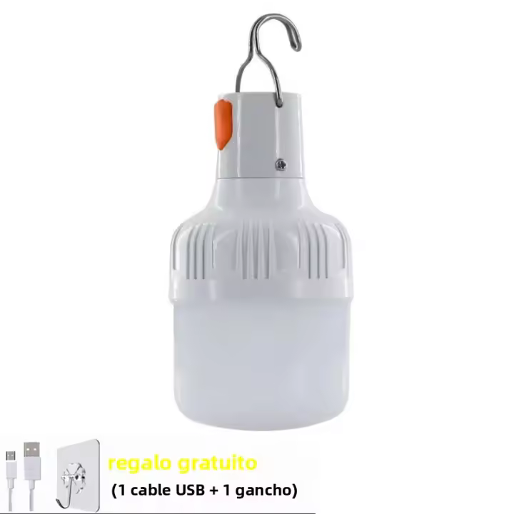 Lámpara LED Recargable USB Para Exteriores 60W Luz De Emergencia Con Gancho Para Camping Pesca Y Luces Nocturnas Portátiles Para Tiendas - 1