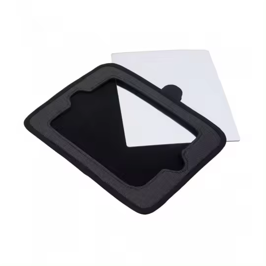ESPEJO RETROVISOR COCHE + SOPORTE PARA TABLET Olmitos. Espejo retrovisor infantil con doble función soporta tablet para sillas orientadas en sentido contrario a la marcha - 1