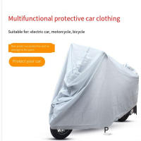 Cubierta Protectora Para Motocicleta Impermeable Y Anti-Polvo a Prueba De Luz Solar Y Protección Contra La Lluvia Para Bicicletas Y Scooters Tamaño S M L XL Color Gris Plateado - details 2