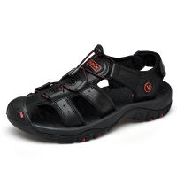 Sandalias De Verano Para Hombre En Cuero Genuino Zapatos Casuales Para Exterior Sandalias De Cuero Para Playa Zapatos Romanos Talla Grande 38-48 - details 28