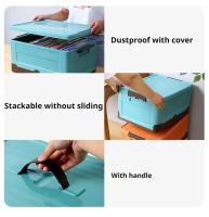 Caja De Almacenamiento Grande Con Tapa Para Exteriores Y Camping Plegable Plástico Organizador De Suministros Para El Hogar Y Coche - details 6