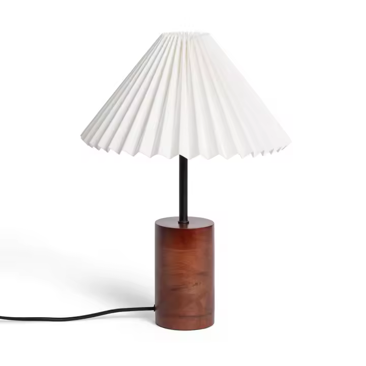 Ledkia Lámpara de Mesa Madera Leonessa Blanco Roto - 1