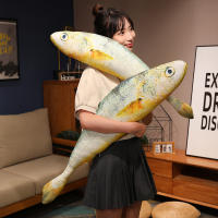 Nueva Simulación Gran Juguetes De Pescado Amarillo Almohada Suave De Peluche Realista Cojín De Descanso Decorativo Regalo - details 27