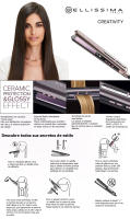 Bellissima B9 300 - Plancha de Pelo para Alisado y Ondas, Revestimiento Cerámico, Temperatura Regulable 150-230°C, Calentamiento Rápido - details 0