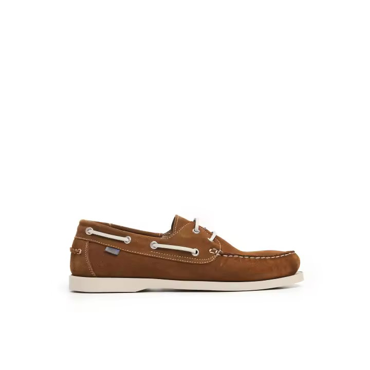 Lois 74371 Zapatos náuticos para hombre marrones en piel 74371-936 - 1
