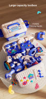 Juguete Educativo De Construcción Para Niños Set De Herramientas De Juego Pretendido Con Perforadora Y Rompecabezas Multifuncional Para Crear Y Aprender - details 6
